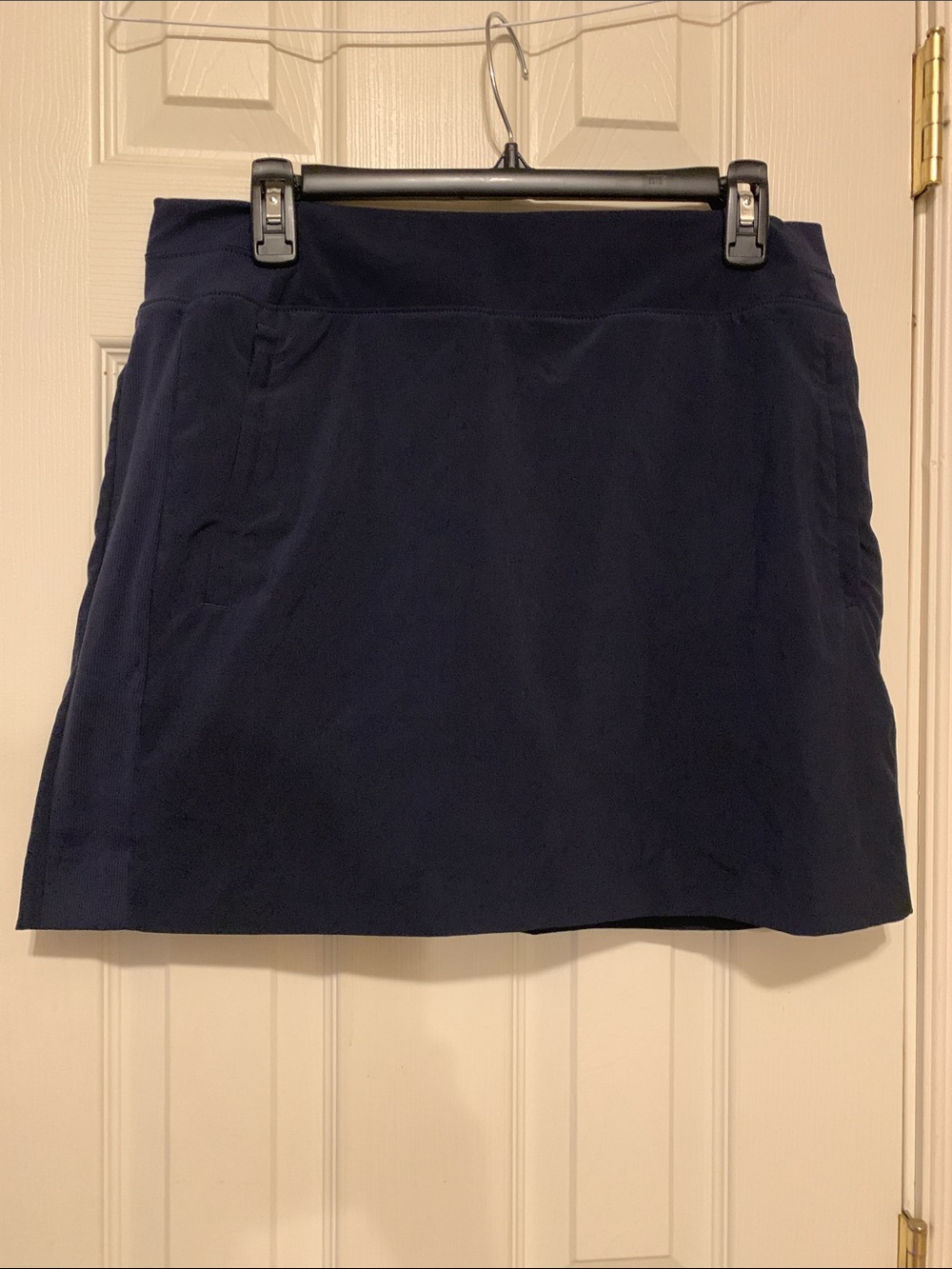 Athleta Sports Skort Stretch Navy Blue Pickleball, Tennis Anytime SZ 12